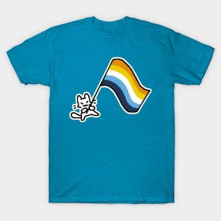 aroace flag kitty T-Shirt